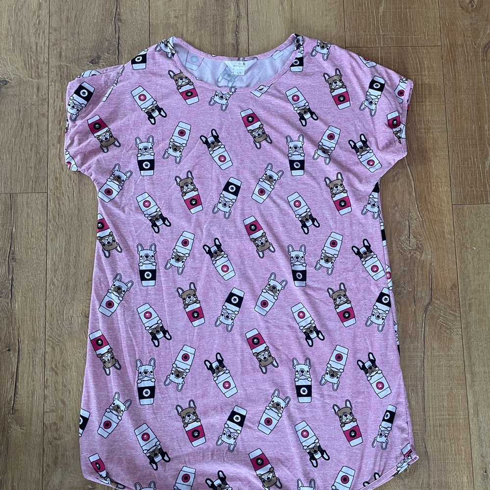 French bulldog sleep gown
